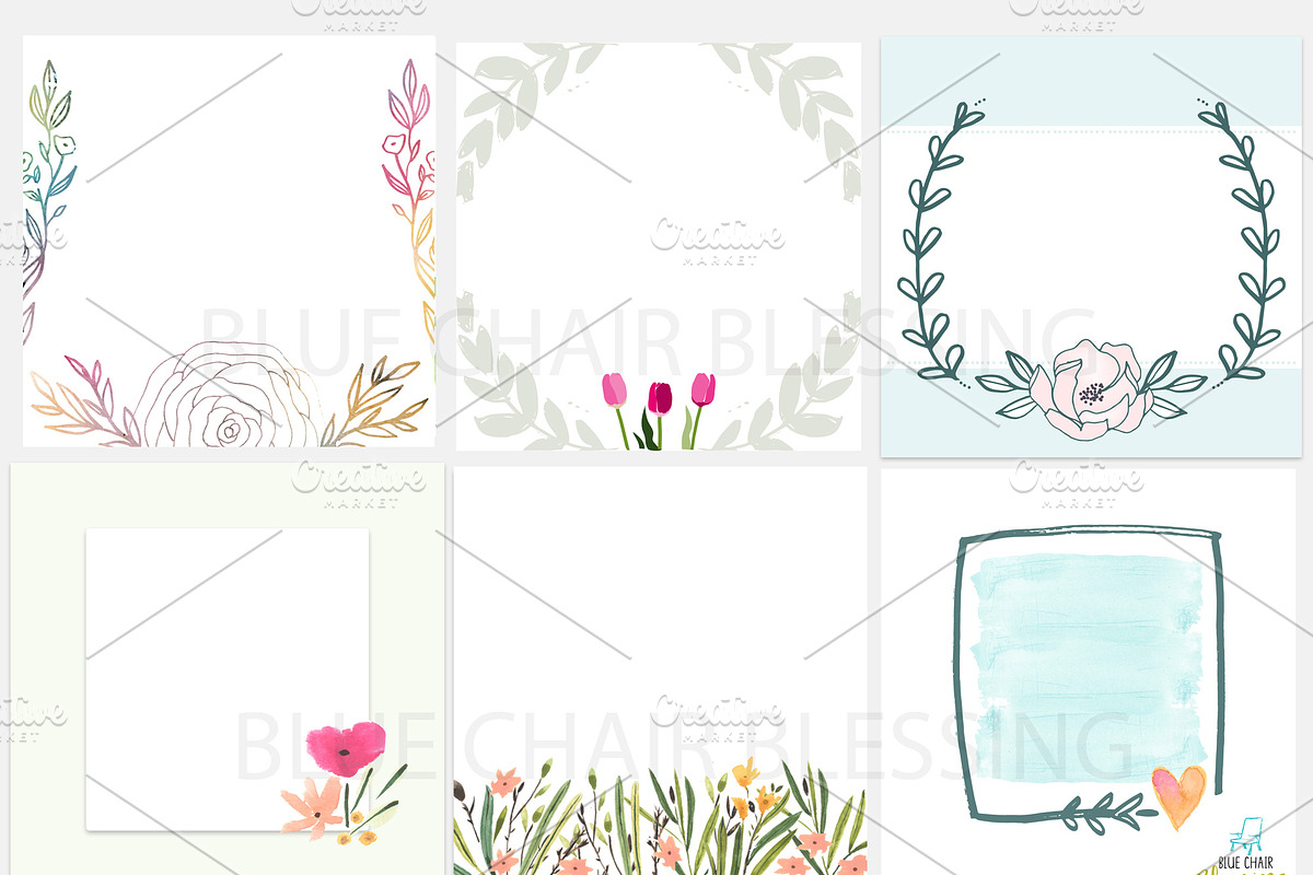 Social media post background pack, a Background Graphic by Blue Chair Blessing (Photo 4 of 7)