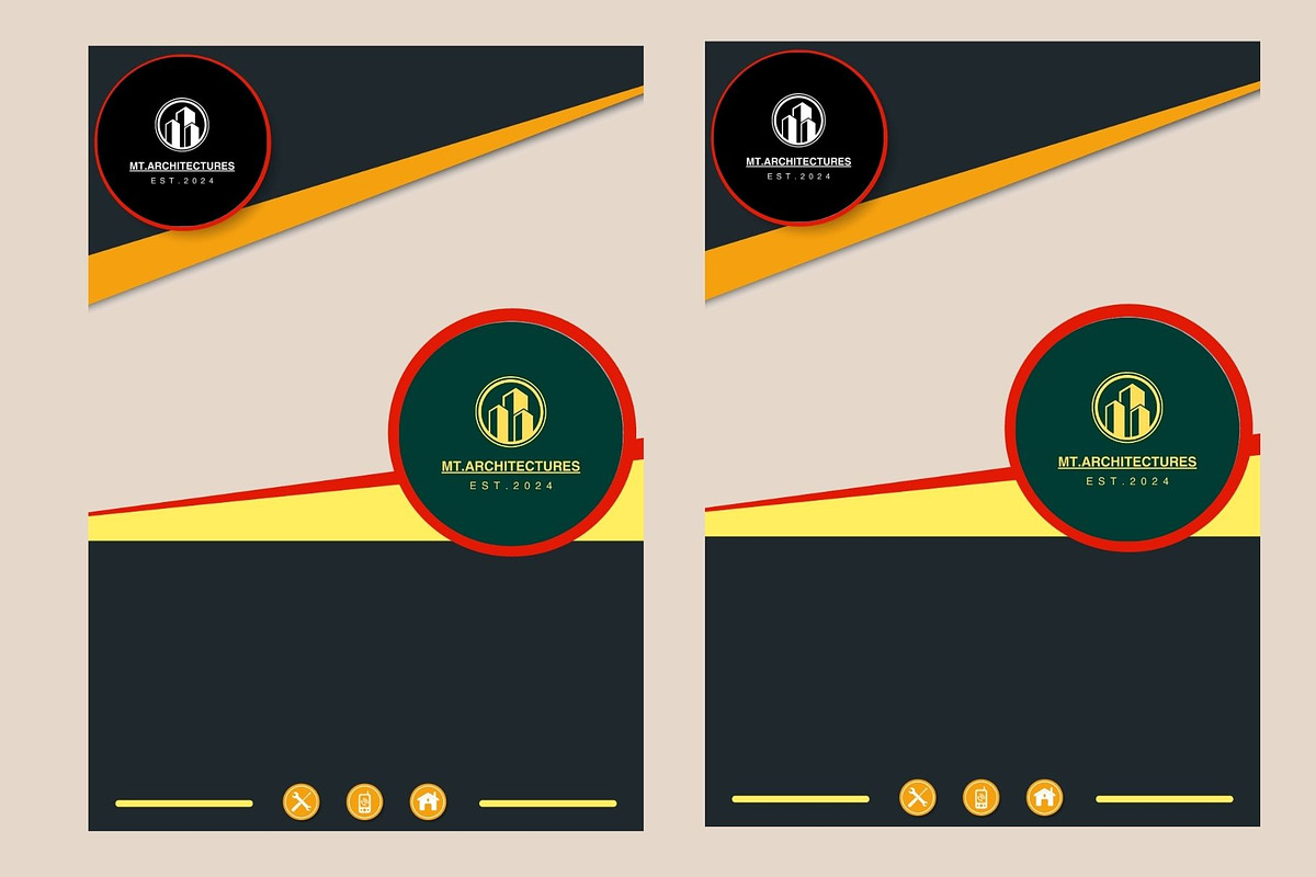 Editable Architectural Logo Template, a Branding & Logo Template by Mishek Munene (Photo 9 of 9)