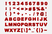 Balloon Typeface, an Illustration by 3DSTORE (Thumbnail 8 of 11)