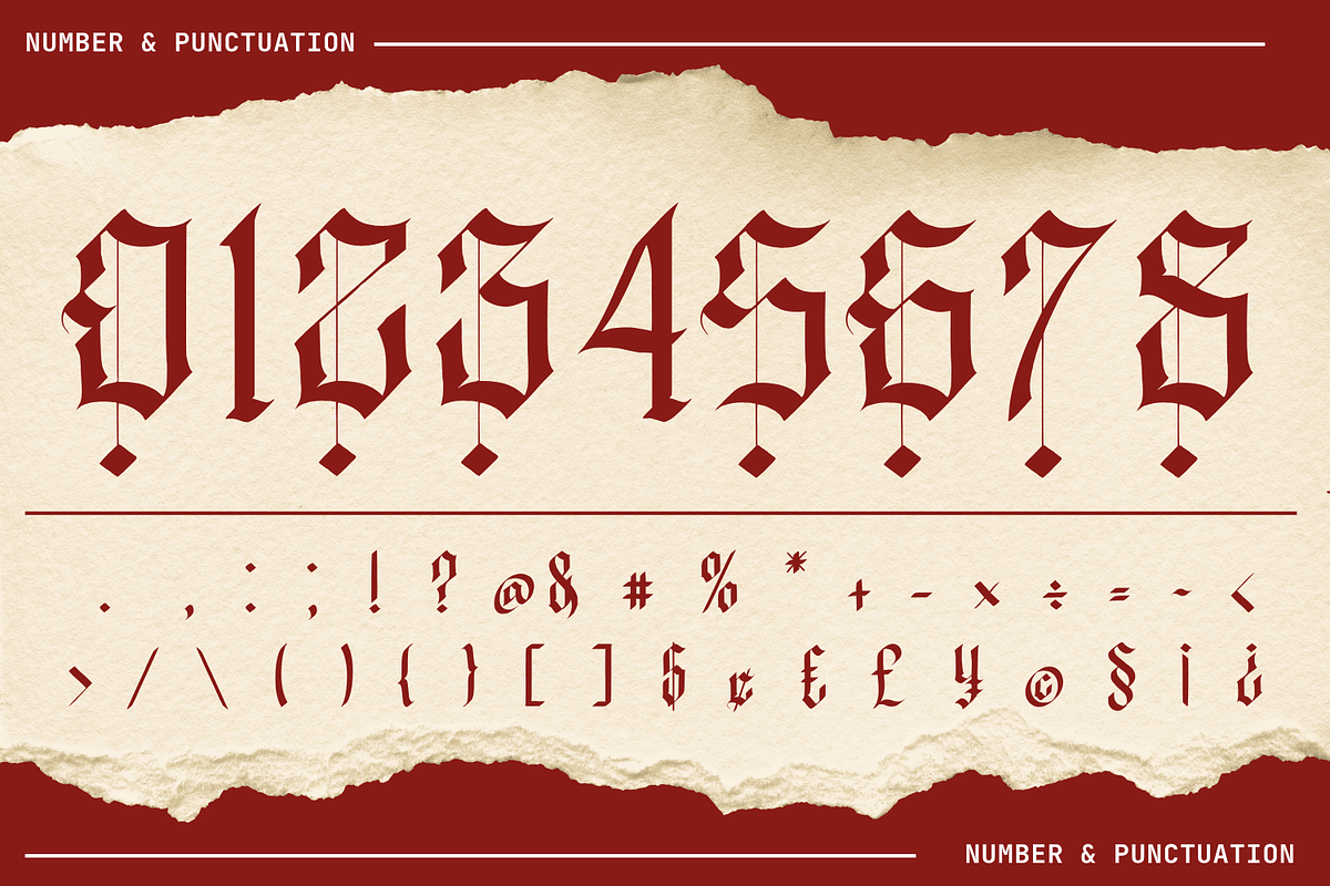 Wedgen Holdeza Blackletter Font, a Blackletter Font by Randi Irvan | Rvandtype (Photo 12 of 13)