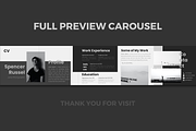 Online cv resume instagram carousel, a Social Media Template by rivatxfz (Thumbnail 3 of 4)