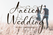 Ancient Wedding - Script Font, a Script Font by 177Studio (Thumbnail 1 of 8)