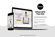 Minimalist Canva Sales Page Template, a Landing Page Template by The Blog Creative (Thumbnail 2 of 8)