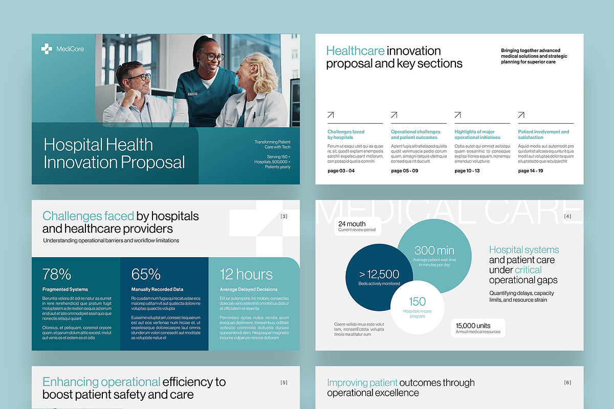 Hospital Presentation Template, a Presentation Template by BrandPacks (Photo 7 of 7)