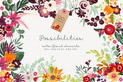 Possibilities - floral elements, a Decorative Illustration by Bloomart Studio (Thumbnail 1 of 6)