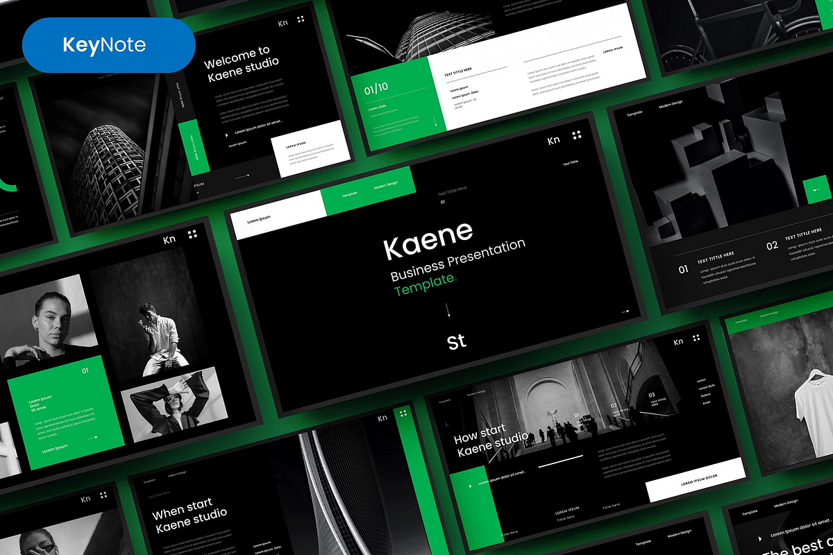 Kaene – Business Keynote Template, a Presentation Template by Dens Creative Studio (Photo 1 of 6)
