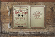 Vintage Hand Lettering Wedding Suite, an Invitation Template by BlueRobinDesignShop (Thumbnail 1 of 4)