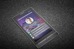 Sony Xperia Style Business Card