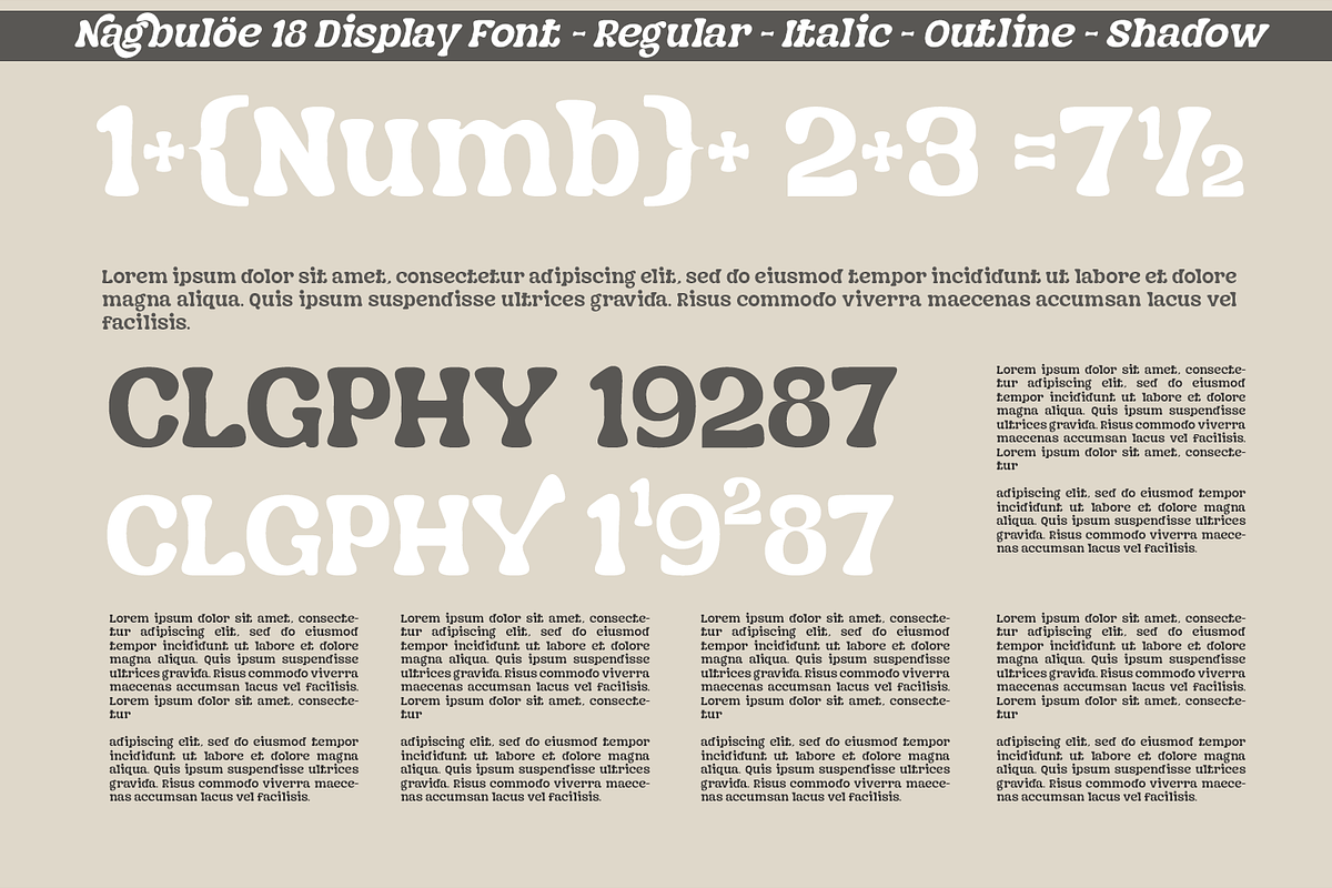 Nagbuloe | Display Font, a Serif Font by LuhopCreative (Photo 11 of 13)