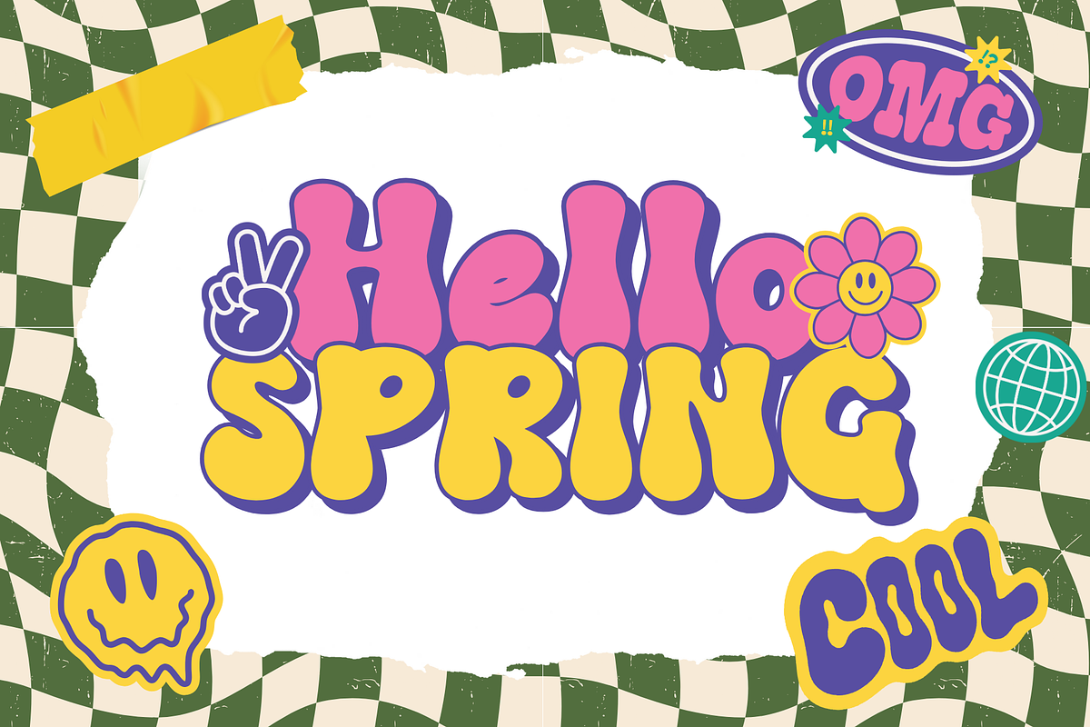 Magic Night is a stylish retro font, a Handwritten Font by Brown Cupple (Photo 2 of 5)