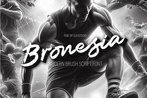 BRONESIA - Modern Brush Script