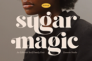 Sugar Magic Serif - 9 Font Family, a Serif Font by zeenesia (Thumbnail 1 of 26)