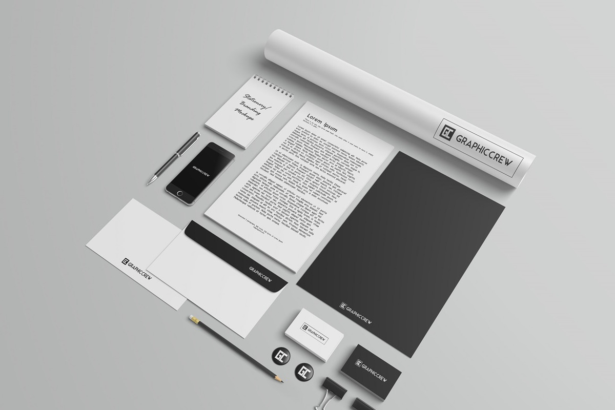 Stationery / Branding Mockups Vol. 2, a Pens & Pencil Mockup by graphiccrew (Photo 4 of 9)
