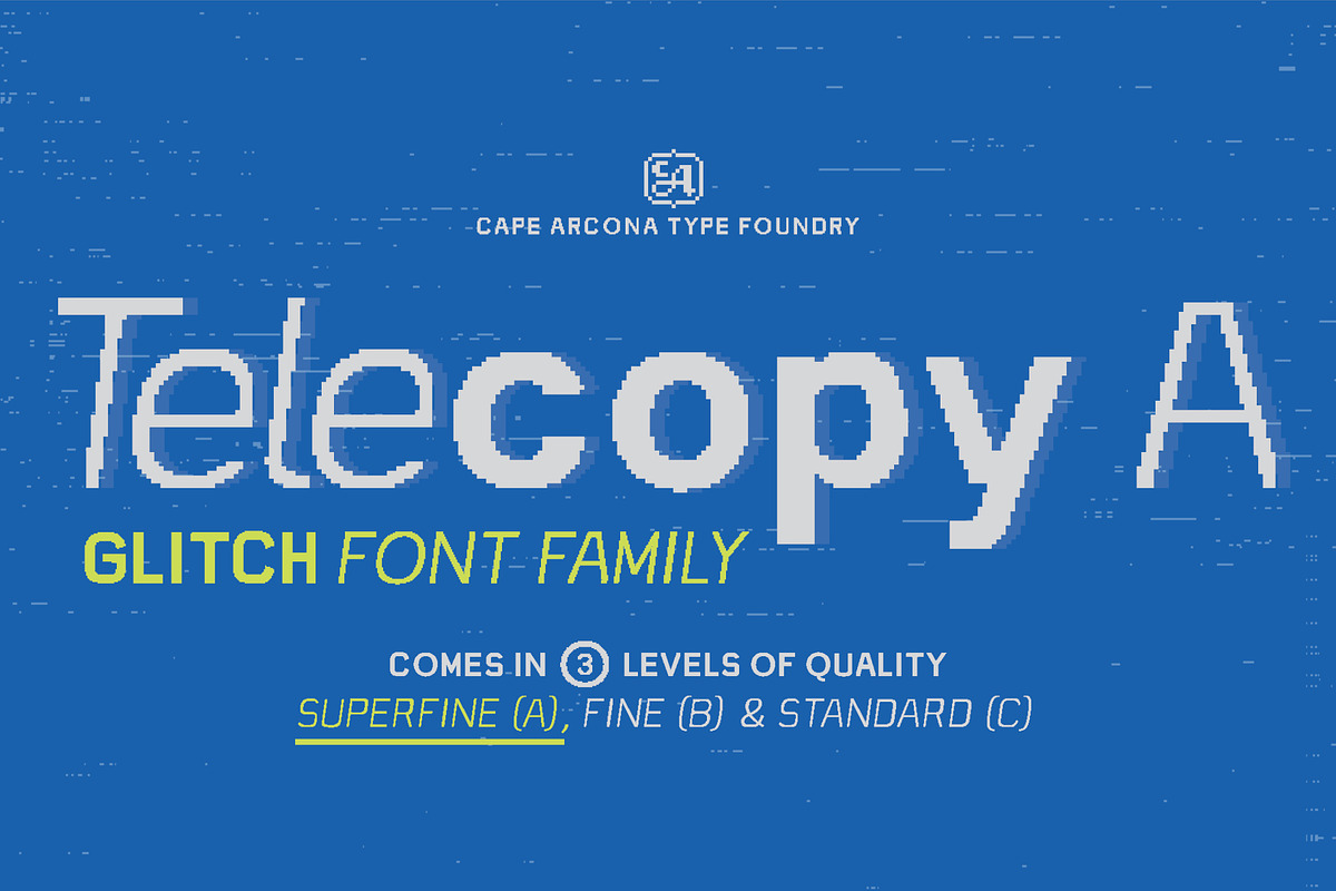 CA Telecopy A, a Sans Serif Font by Cape Arcona Type Foundry (Photo 1 of 15)