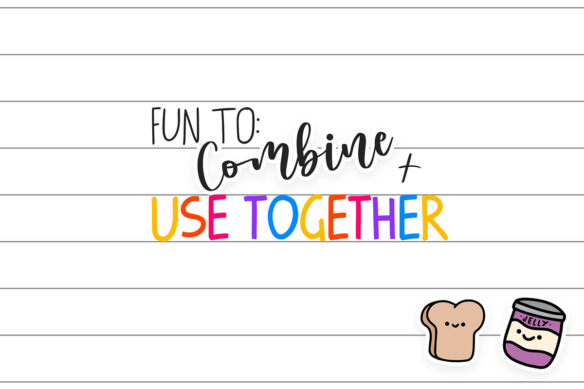 The Happy Journal Font Bundle, a Font by Lollipop Hand Drawn (Photo 4 of 8)