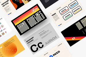 InDesign | Brand Guidelines Template, a Presentation Template by CreativeSoup.io