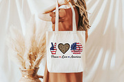 Peace Love America Leopard 4th July, an Illustration by Designking (Thumbnail 5 of 6)
