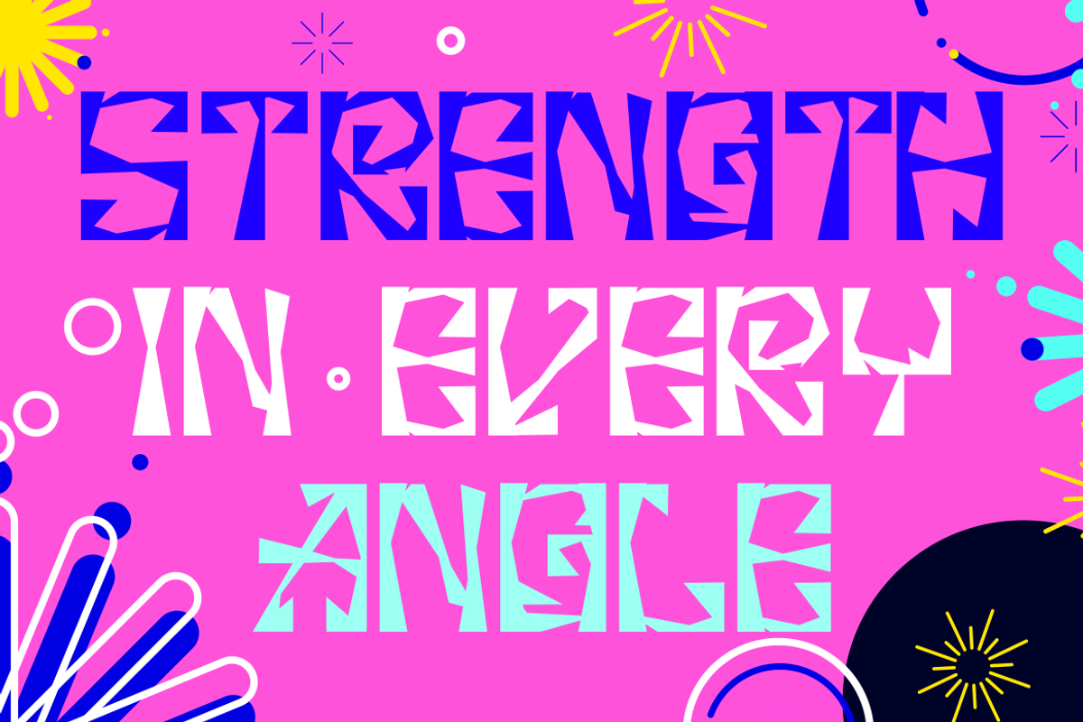 Pixel Mirage Abstract Style Font, a Font by PutraCetol Studio (Photo 2 of 11)