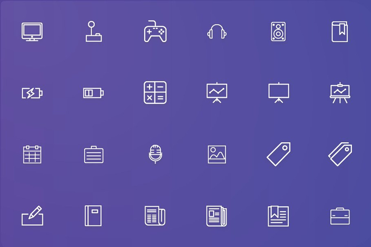 Business - Lifestyle & Office Icons, an Outline Icon by FlatLineIcons (Photo 5 of 7)