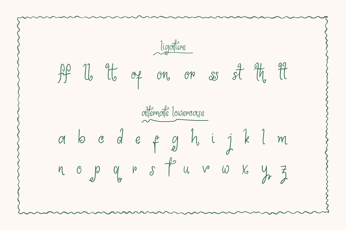 Delviyani Letter Casual Handwritten, a Handwritten Font by Denustudios (Photo 12 of 15)