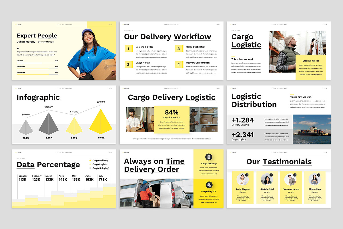 Cargo Delivery Powerpoint, a Presentation Template by rgbryand (Photo 3 of 7)