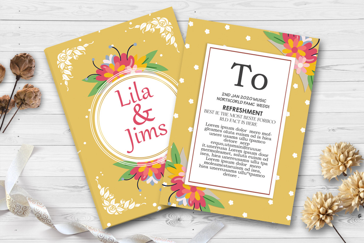 Two Sided Elegant Save the Date Card, an Invitation Template by Business Flyers (Photo 1 of 2)