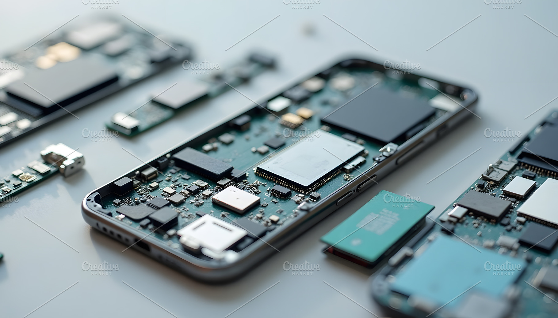 Smartphone Internal Components and C, a Technology Photo by Stock Shape