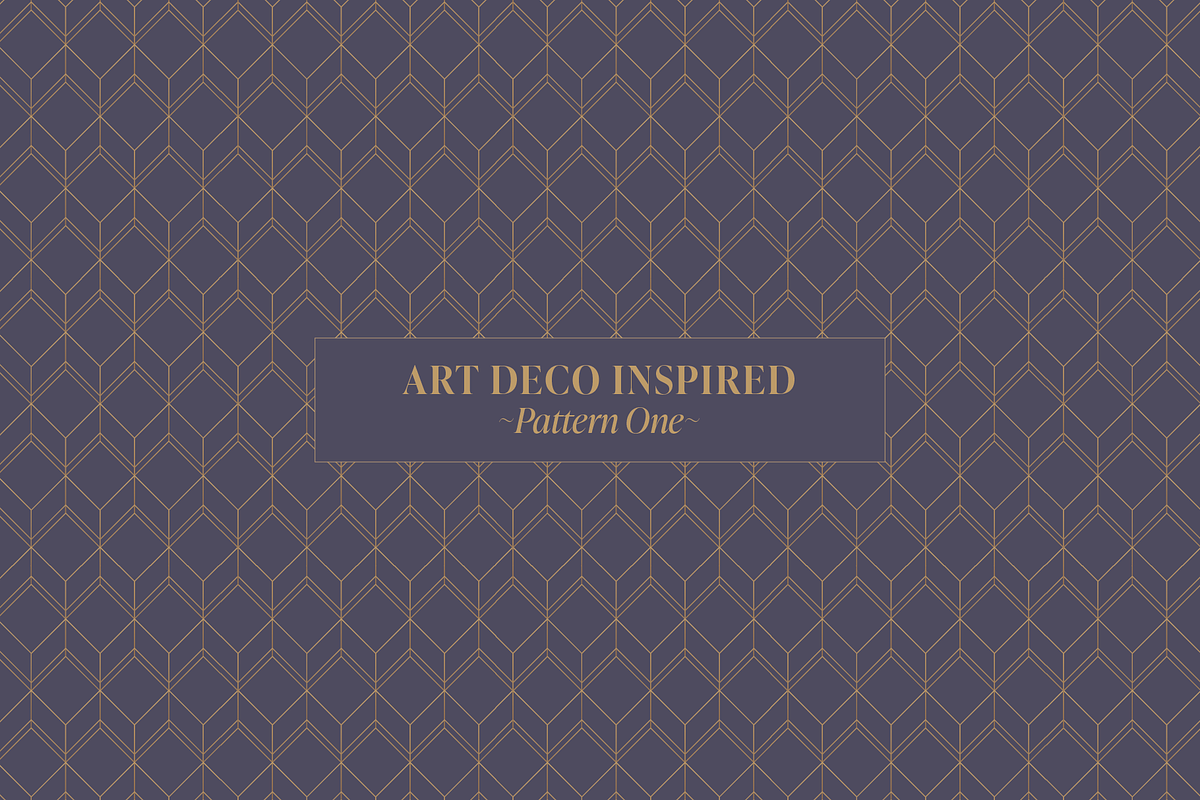 Art Deco & Art Nouveau Patterns, a Pattern Graphic by Shrishti Vajpai (Photo 9 of 16)