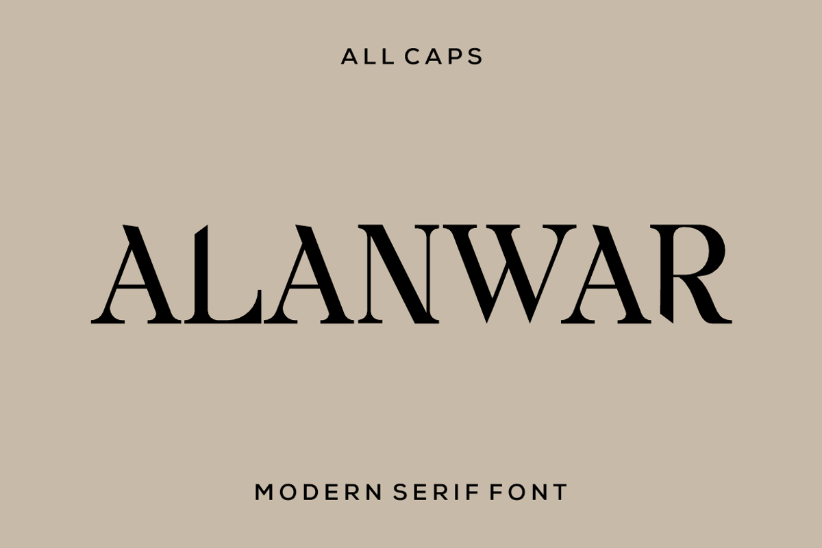 QIQAR modern serif font, a Serif Font by alanwarstd (Photo 4 of 5)