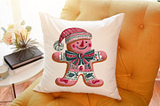 Christmas Gingerbread Man Patchwork, an Illustration by Sublimation Artist (Thumbnail 9 of 9)