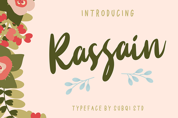 Rassain Handwritten Script preview 7