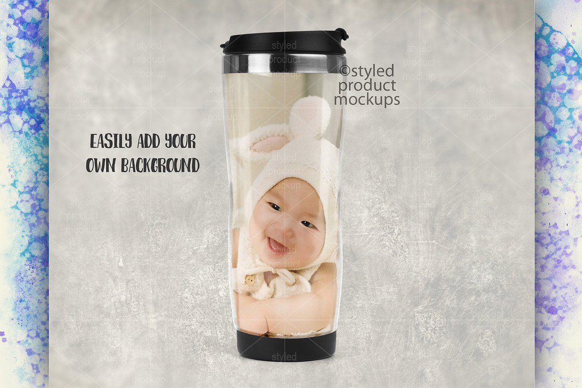 SubliFlex Water Bottle Mockup, a Product Mockup by StyledProductMockups (Photo 3 of 4)