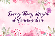Blissful Dream Font, a Script Font by Fatmawati (Thumbnail 5 of 10)