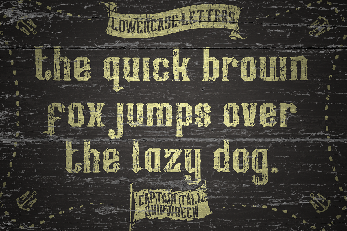 CAPTAIN TALL SHIPWRECK FONT DUO, a Serif Font by Alphabet Agency (Photo 3 of 10)