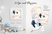 All about storks. 8 items, an Animal Illustration by Art by Lady Natali (Thumbnail 2 of 3)