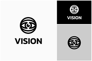 Eye Vision Look Circle Logo, a Branding & Logo Template by ika trisiana