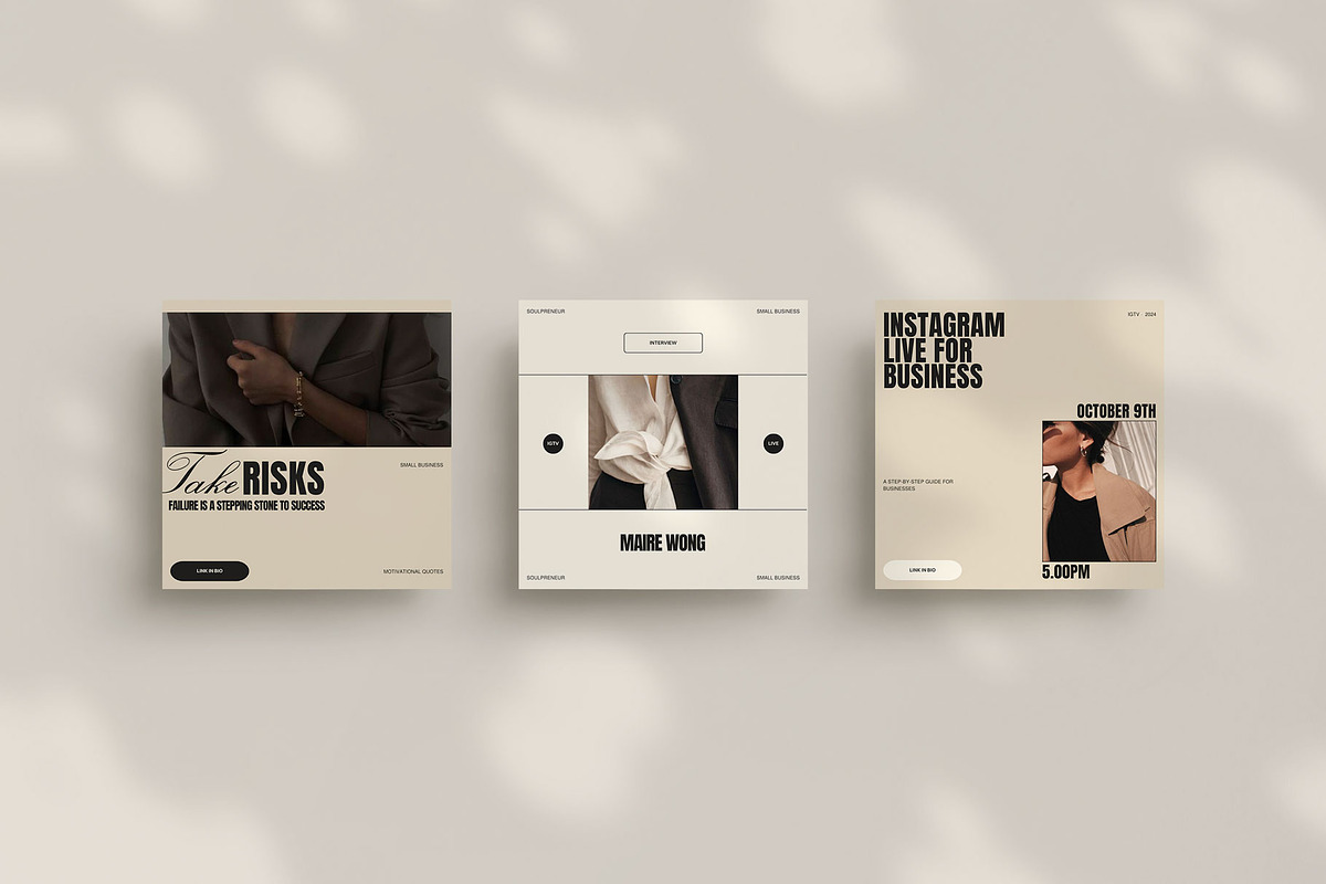 Aesthetic Social Media Template, a Social Media Template by Moscovita Studio (Photo 9 of 29)