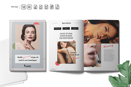 Vanity Brochures Template 