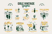 Golf Vintage Graphic, a Sport Illustration by Skilline Supply Co. (Thumbnail 1 of 12)
