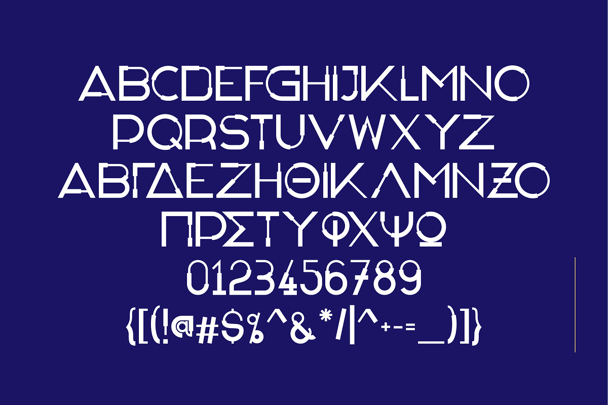 GNF UNEVEN DISPLAY sans serif font preview 4