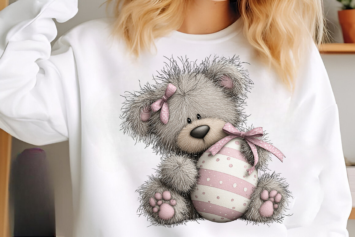 Whimsical easter teddy bear clipart, an Illustration by SinaCreation (Photo 9 of 11)