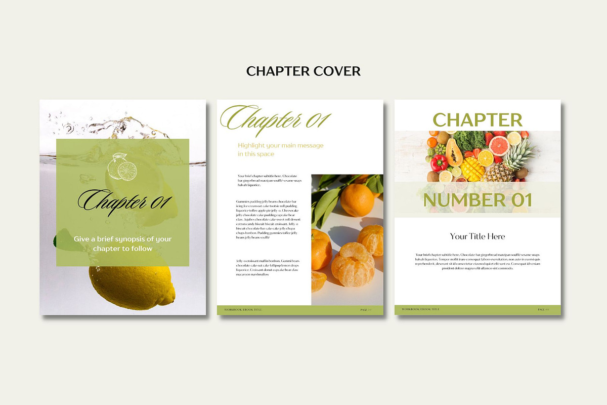 Nutrition Coach eBook Template, a Magazine Template by Deepa Template Studio (Photo 6 of 13)