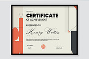 Modern Minimal Certificate, a Stationery Template by ContestDesign (Thumbnail 2 of 2)