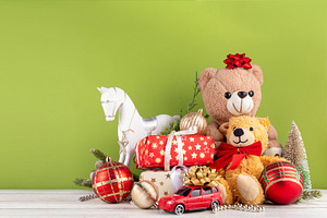 Children's Christmas, New Year, Sinterklaas background, a Holiday Photo by Rimma