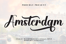 Amsterdam | Script Font
