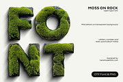 Moss on Rock Font, a Sans Serif Font by Handmadefont (Thumbnail 1 of 16)