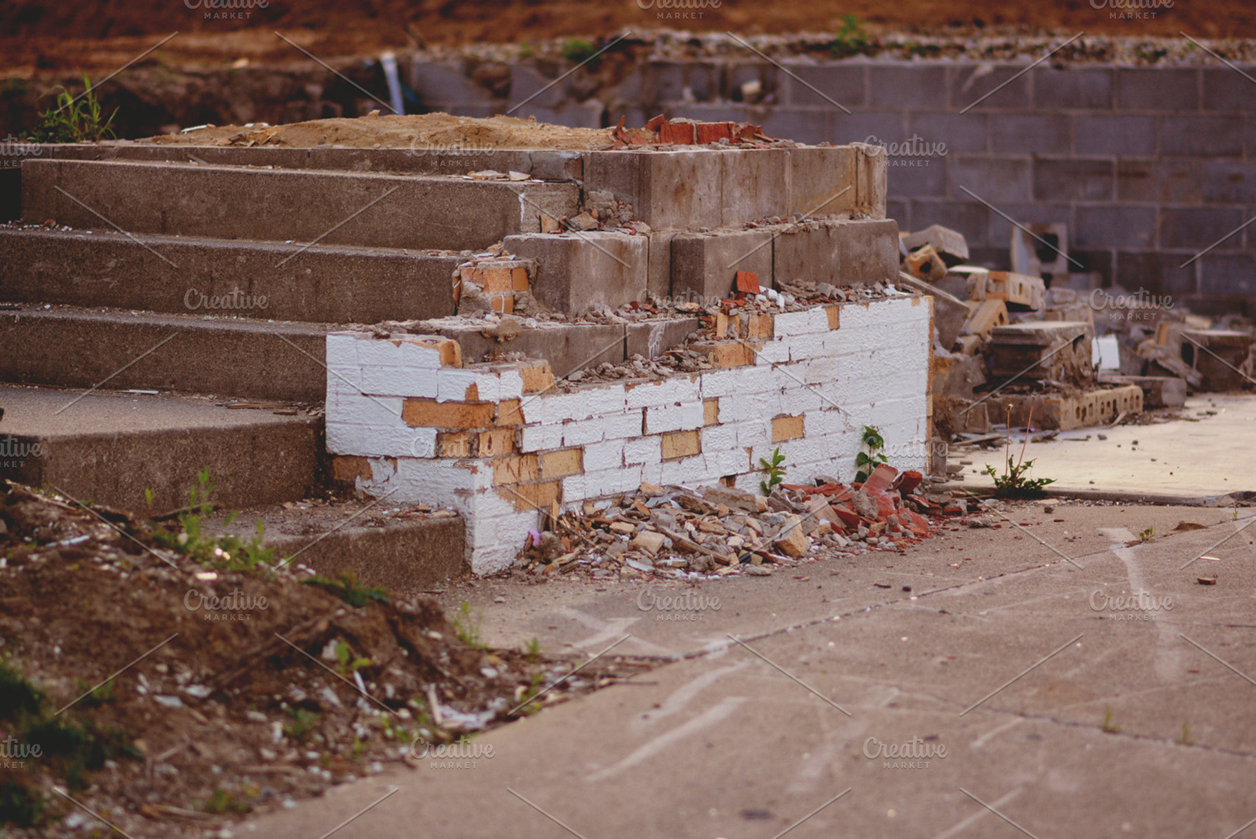 Urban Decay Containing Tornado Destruction And Decay