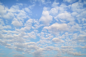 Cloudy blue sky background, a Nature Photo by DanFLCreativo