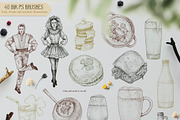 Irish Green Watercolor & Ink Set, a Food Illustration by Fluffy Unicorn (Thumbnail 9 of 10)