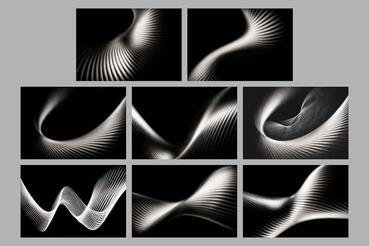 Futuristic Line Waves Textures, a Texture Graphic by PopotLane (Photo 2 of 5)